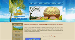 Desktop Screenshot of goldentoursandtravels.com